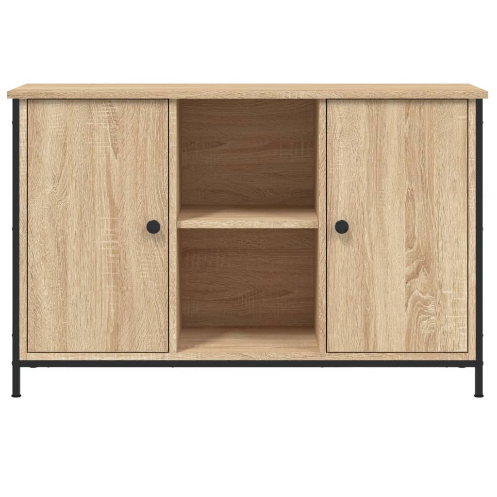 vidaXL TV Cabinet Sonoma Oak 100x35x65 cm Engineered Wood