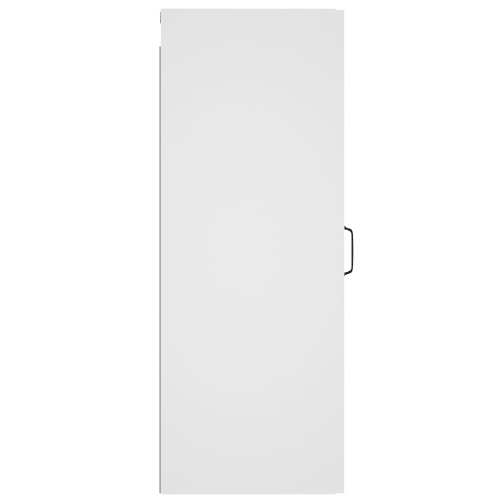 vidaXL Hanging Wall Cabinet White 34.5x34x90 cm Engineered Wood