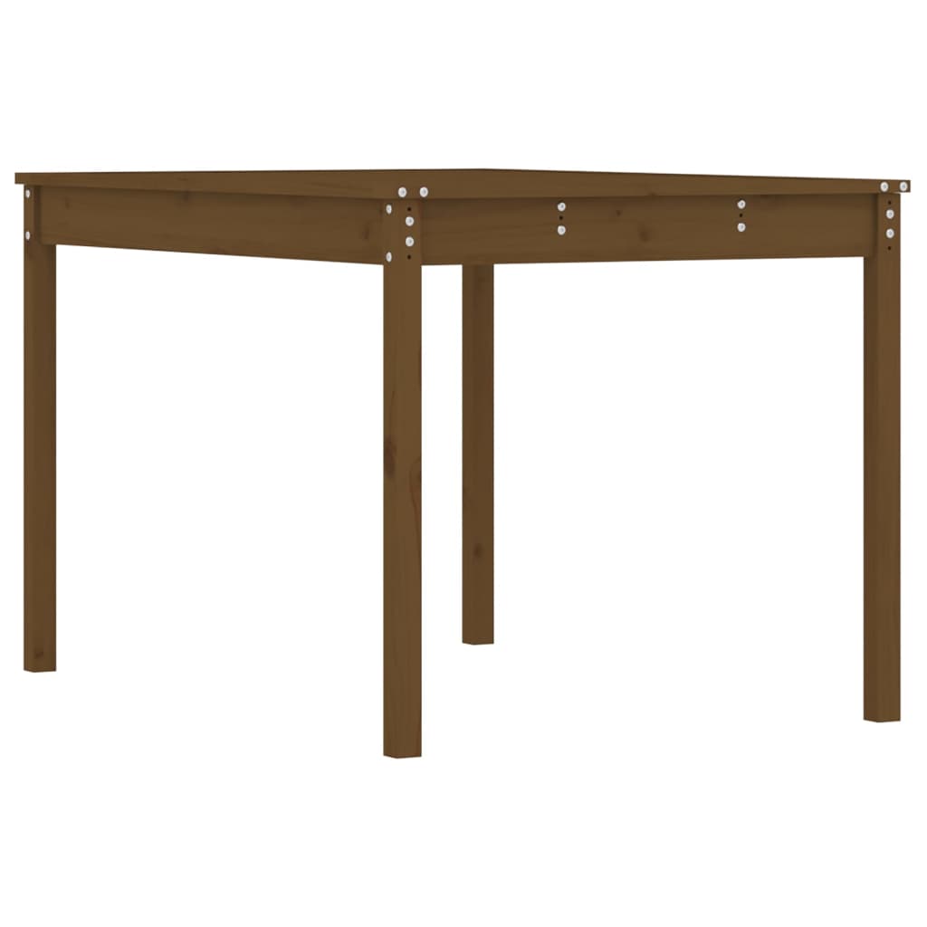 vidaXL Garden Table Honey Brown 121x82.5x76 cm Solid Wood Pine