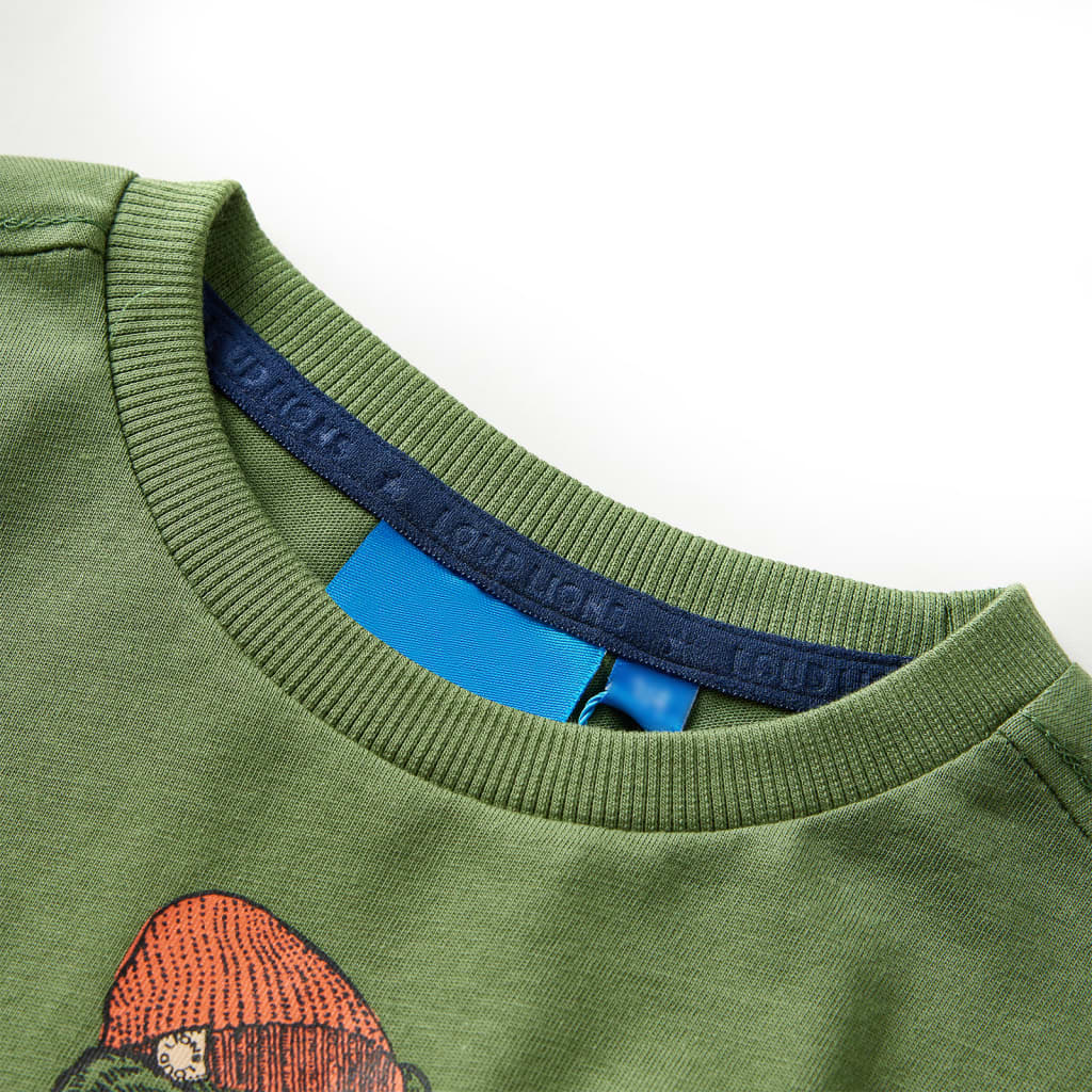 Kids' T-shirt with Long Sleeves Light Khaki 140