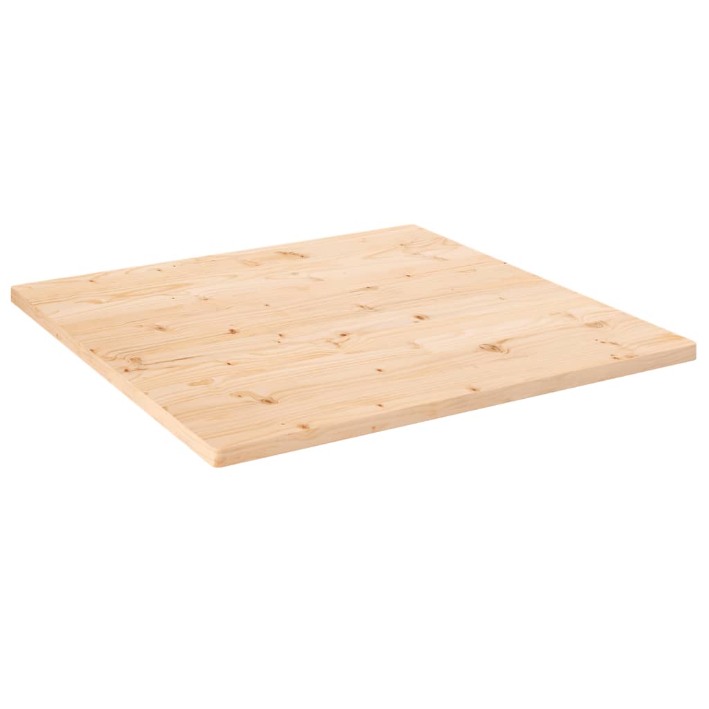 vidaXL Table Top 90x90x2.5 cm Solid Wood Pine Square