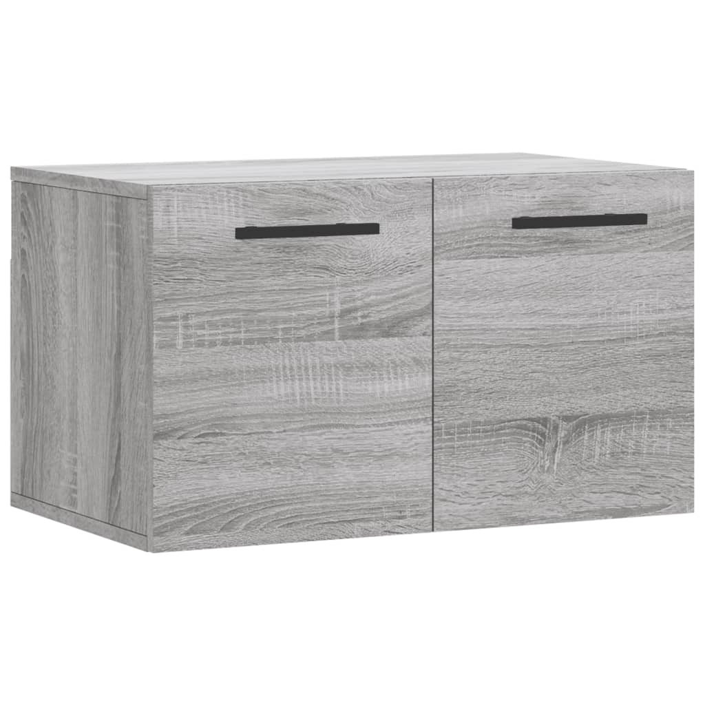 vidaXL Wall Cabinet Grey Sonoma 60x36.5x35 cm Engineered Wood