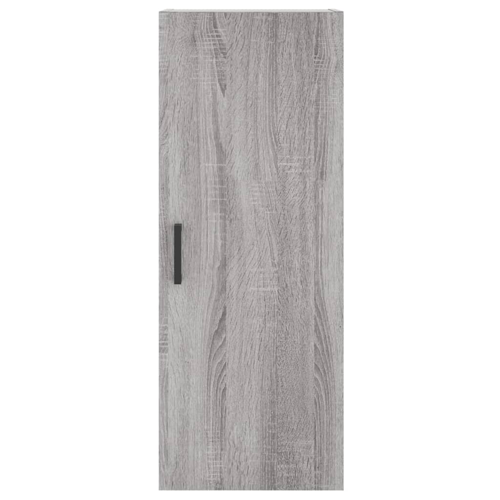 vidaXL Highboard Grey Sonoma 34.5x34x180 cm Engineered Wood