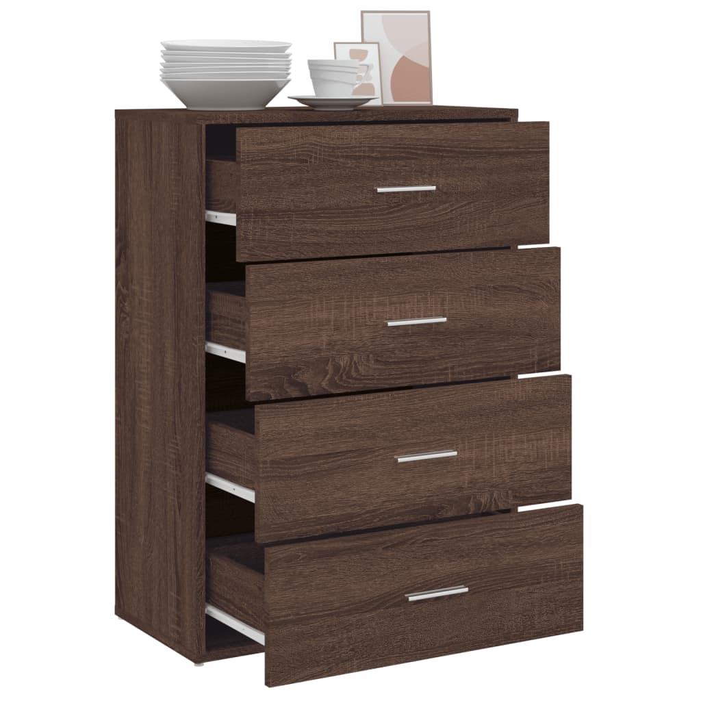 vidaXL Sideboard Brown Oak 60x31x84 cm Engineered Wood