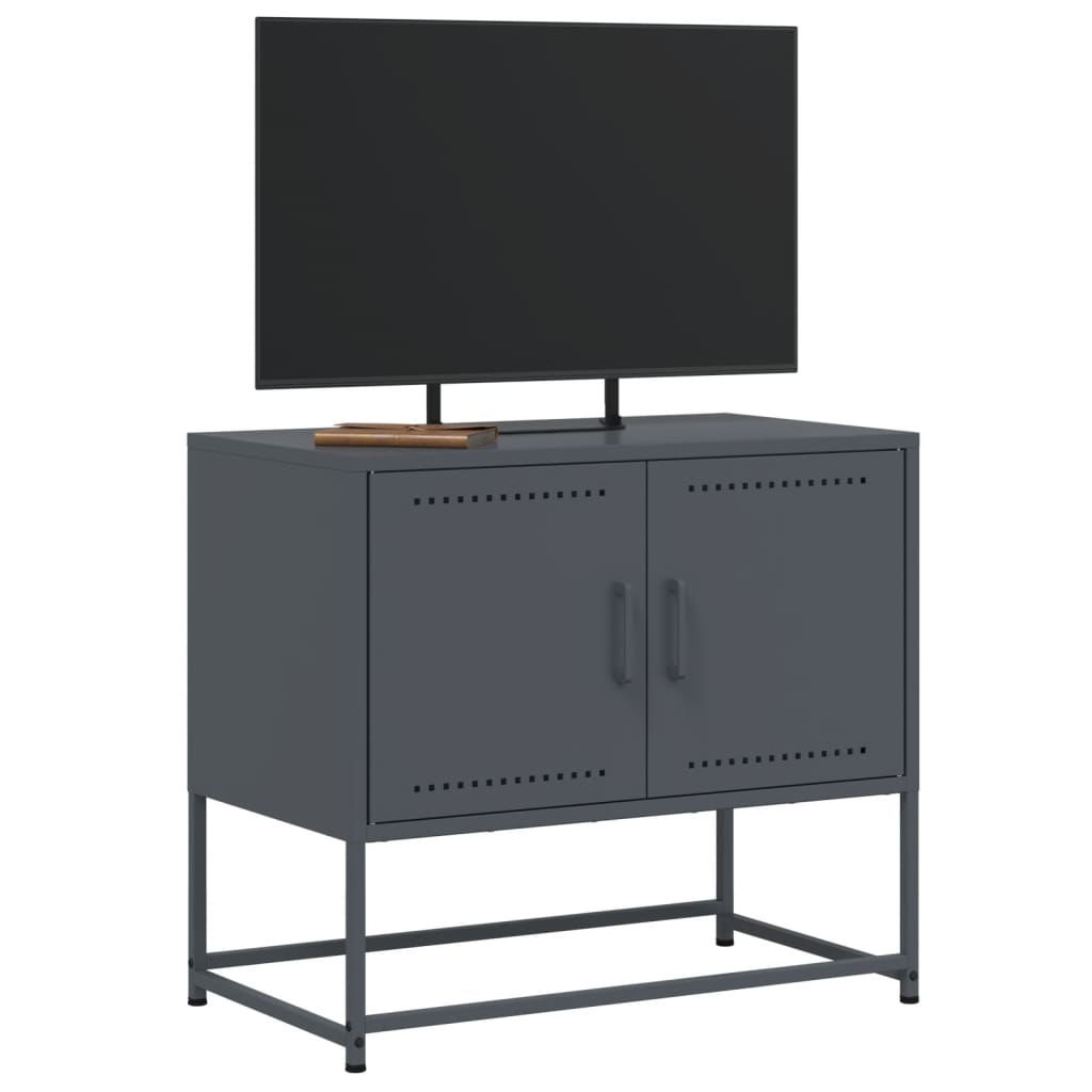 vidaXL TV Cabinet Anthracite 68.5x39x60.5 cm Steel