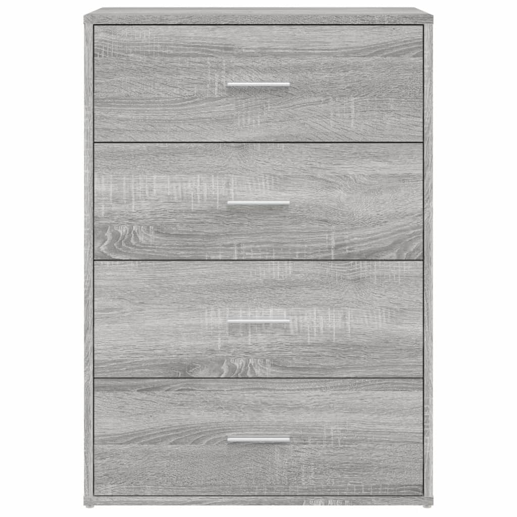 vidaXL Sideboard Grey Sonoma 60x31x84 cm Engineered Wood