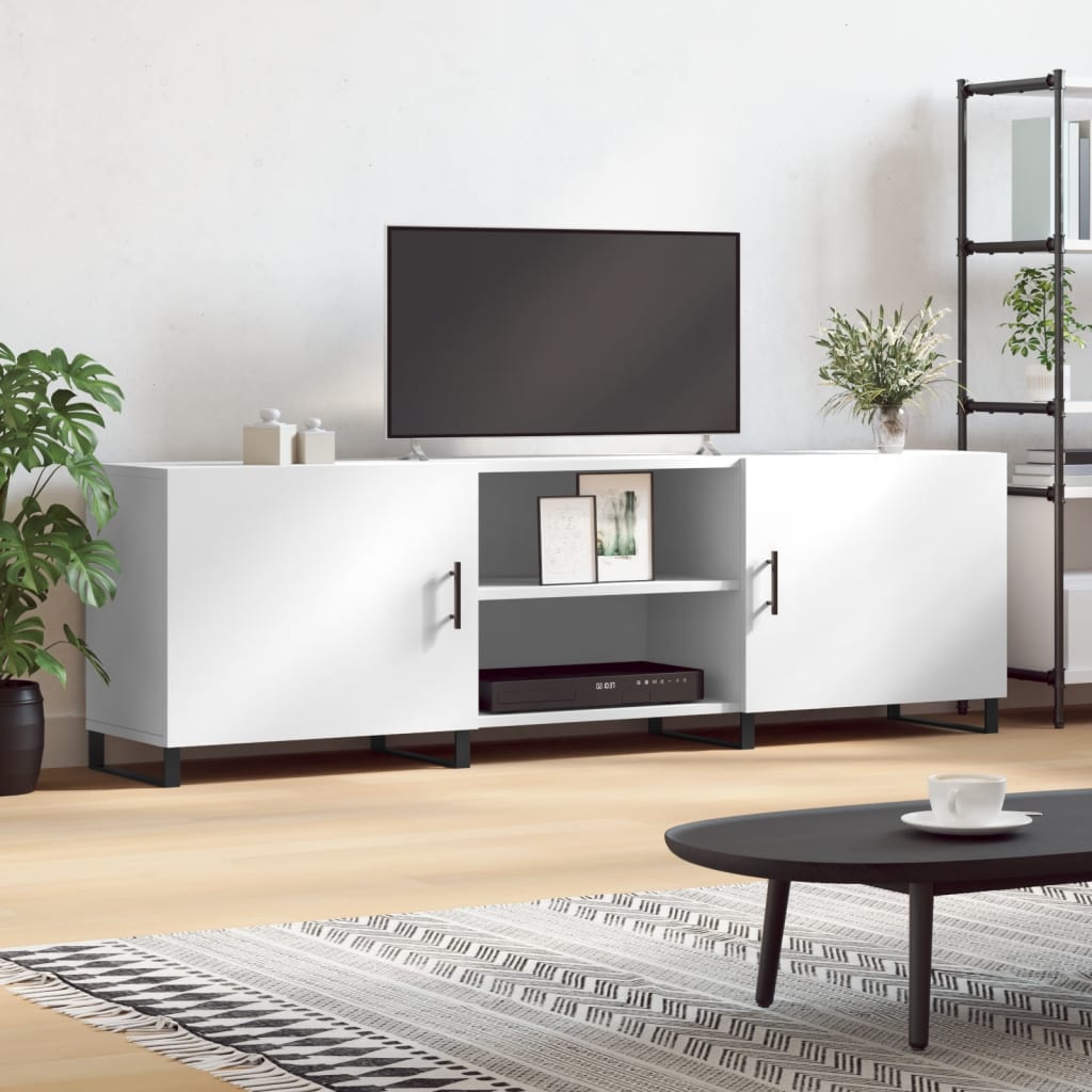 vidaXL TV Cabinet White 150x30x50 cm Engineered Wood