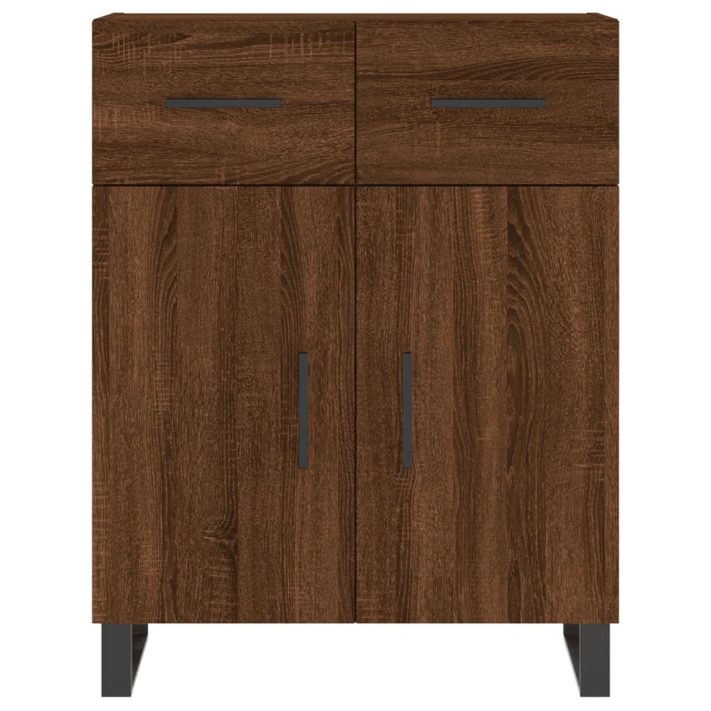 vidaXL Sideboard Brown Oak 69.5x34x90 cm Engineered Wood