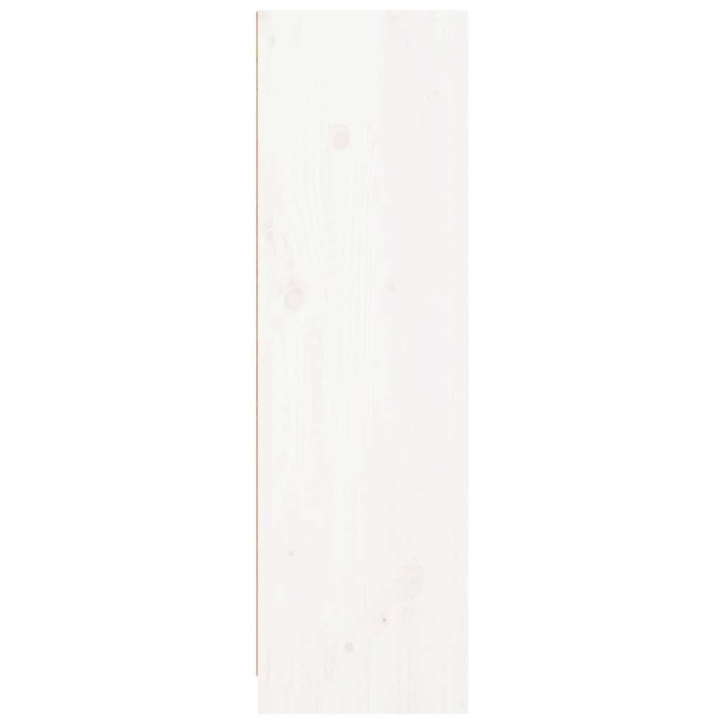 vidaXL Bookcase White 70x33x110 cm Solid Wood Pine