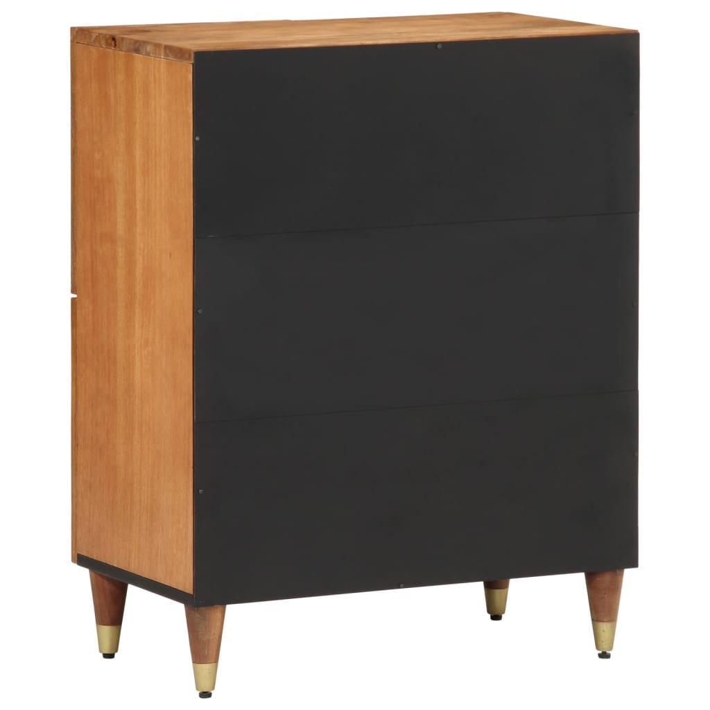 vidaXL Side Cabinet 60x33x75 cm Solid Wood Mango