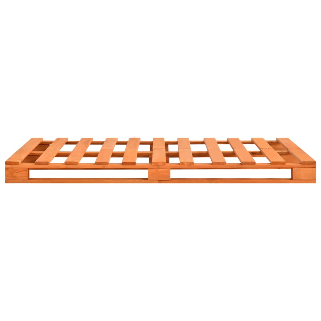 vidaXL Pallet Bed Frame without Mattress Brown 160x200 cm Solid Wood